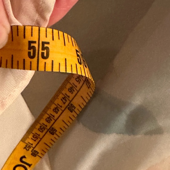 C est 1946 Sheer Lined Pastel Multi Color Long Gown Maxi Dress 55” - Picture 15 of 15